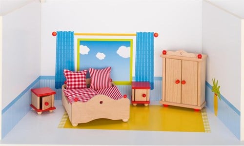 Goki Puppenmöbel BH Schlafzimmer