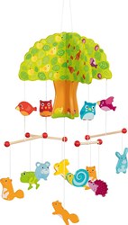 Goki Mobile Baumhaus Babyzimmer Dekoration mehrfarbig