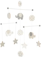 Goki Holz Baby Mobile Elefant und Sterne - Kinderzimmer Dekoration