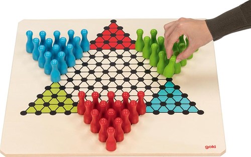 GOKI Brettspiel - Chinesisches Damespiel XXL