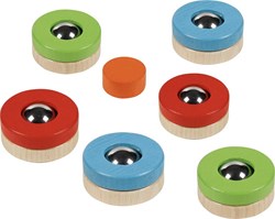 Goki Houten Puckfire Curling Werpspel, 7dlg.