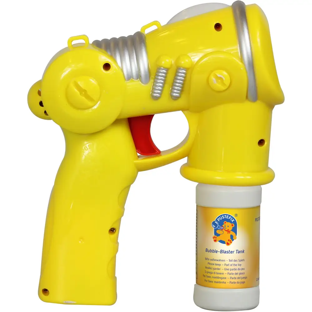 Pustefix Bubble-Blaster Spielzeug Pistole mit LED Licht und Seifenblasen