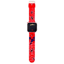 Accutime Spider-Man LED Kinderuhr digital rot mit Datumsanzeige