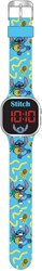 Accutime Kinderuhr Stitch LED digital blau - Disney Uhr