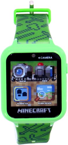 Accutime Minecraft interaktive Kinderuhr mit Kamera und Spielen-2