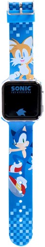 Accutime Sonic Kinderuhr mit LED-Display und Datumsanzeige - blau