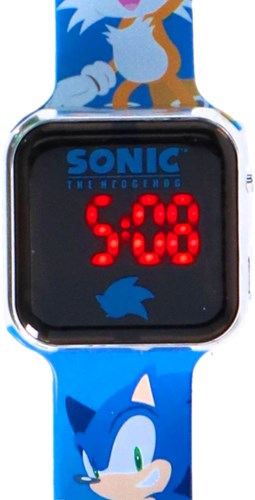 Accutime Sonic Kinderuhr mit LED-Display und Datumsanzeige - blau-3