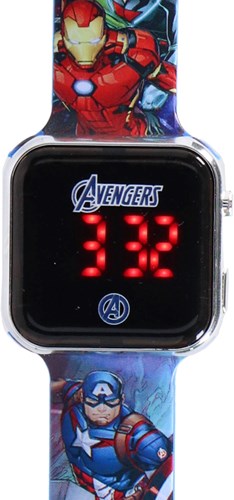 Accutime Avengers Kinderuhr LED digital blau mit Datum und Uhrzeit-3