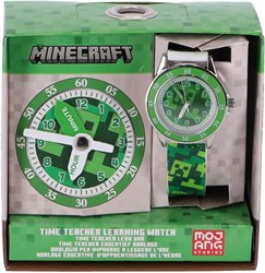 Accutime Minecraft Kinderuhr Uhrzeit lernen - Time Teacher