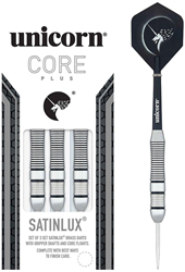 Unicorn Steeldartpfeile Core Plus Satinlux 24g mehrfarbige Darts