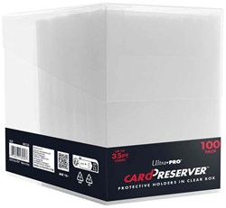 Ultra Pro Kartenhülle Card Preserver Schutzhüllen Clear Box 100 Stück