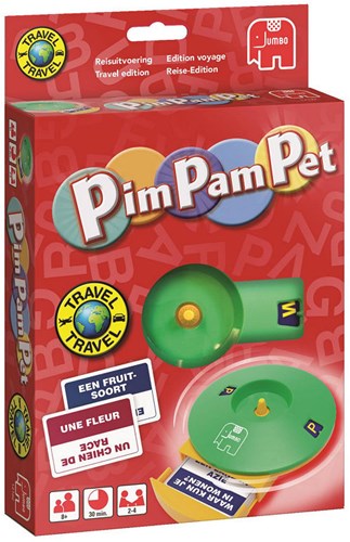 Jumbo Reisespiel Pim Pam Pet Compact - Familienspiel - Denkspiel