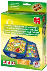 Jumbo Gänsespiel & Schlangen und Leitern Reisespiel