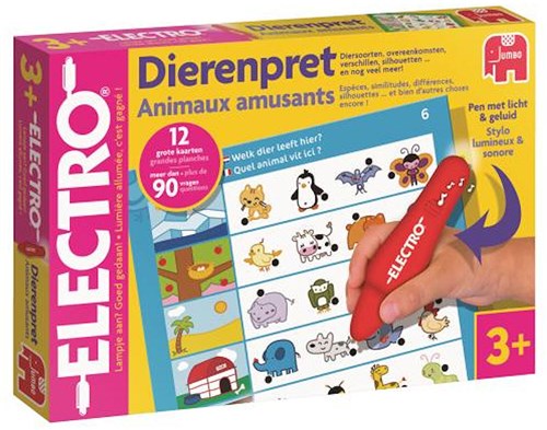 Jumbo Lernspielzeug Electro Wonderpen Dierenpret - Tierspaß Lernspiel