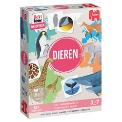 Jumbo Lernspiel Ich entdecke Tiere - Montessori Spielzeug