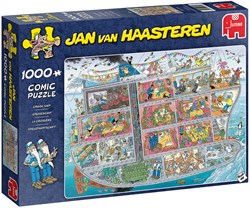Jumbo Puzzle Jan van Haasteren Kreuzfahrtschiff - 1000 Teile Cartoon
