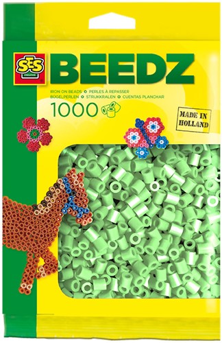 SES Creative Beedz Bügelperlen 1000 minzgrün