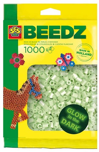 Ses Bügelperlen glow in the dark - 1000 Stück kreatives Spielzeug