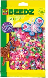 SES Strijkkralen - Glitter, 3000st.