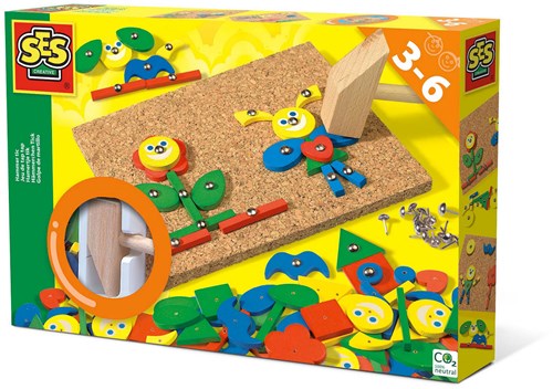 Ses Hamertje Tik Fantasie - Kreatives Montessori Spielzeug - Bastelset