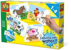 Ses 14455 Mein erstes Ausmalwasser - Fantasievolle Tiere