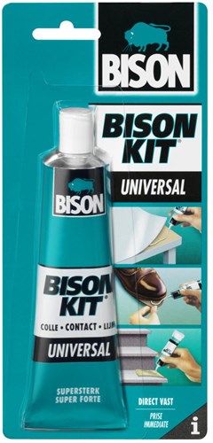 Bison Kontaktkleber universell 100 ml - starker Kleber für Spielzeug und Basteln