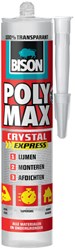 Bison Montagekleber Poly Max Crystal Express 300g transparent - starker Kleber für alle Materialien