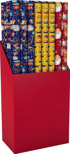 Kadopapier Sinterklaas SW 300x100 cm