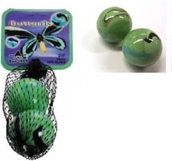 Don Juan 2 Schmetterlingsmurmeln 42mm (Mexiko) 4011