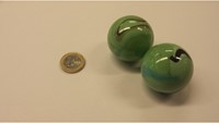Don Juan 2 Schmetterlingsmurmeln 42mm (Mexiko) 4011-2