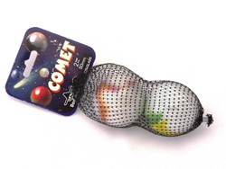 Don Juan Murmeln Comet 2 Stück 50mm Glas bunt