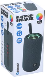 Cilgro Bluetooth-Lautsprecher 16W - Party Musikbox mit RGB-Lichtshow und FM-Radio