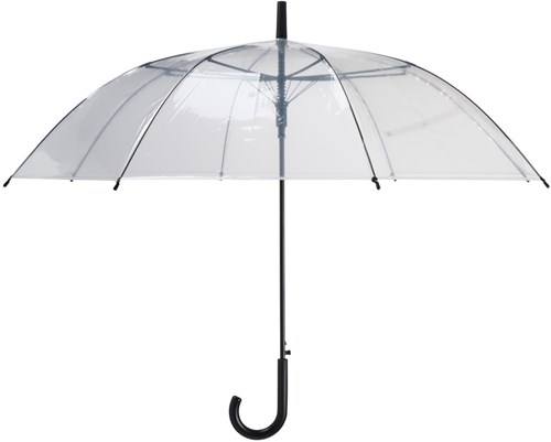 Paraplu transparant d100xh76cm