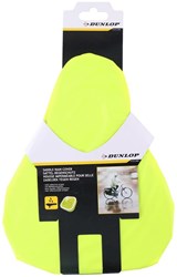 Dunlop Fahrradsattelbezug Regen Gelb Polyester 26x23cm Schutz