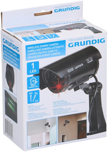 Grundig dummy draaloze camera zwart