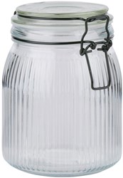 Alpina Vorratsglas Küchenbehälter 1 Liter luftdicht transparent