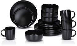 Alpina Serviesset 16-delig Ø26,5cm zwart