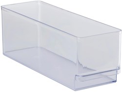 Alpina Kühlschrank Aufbewahrungsbox transparent Kunststoff 29.7x9.5x10cm Küche