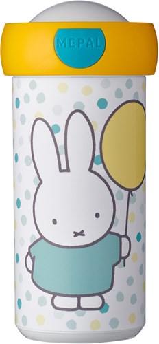 Mepal Trinkbecher - Miffy Confetti 300 ml - auslaufsicherer Kinderbecher