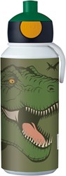 Mepal Trinkflasche Pop-up Campus 400 ml - Dino Kinder Wasserflasche