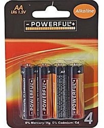 Alkaline AA Batterien leistungsstarke Penlite 4 Stück - lange Lebensdauer