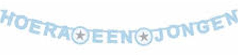 Boland 53207 Buchstabengirlande – Baby Boy, 155 Cm Lang, Karton, Hängedeko Für Geburtstags- Oder Mottoparty