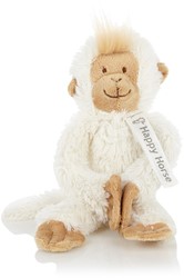 Happy Horse Kuscheltier hängender Affe weiß - weiches Plüschäffchen 23cm