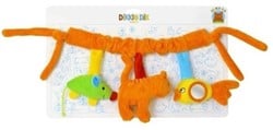 Happy Horse Dikkie Dik Kinderwagenkette - 30 cm Babyspielzeug orange