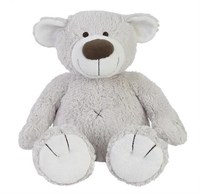 Happy Horse Kuscheltier Bär Baggio 70cm - Grau - Großer Plüschbär