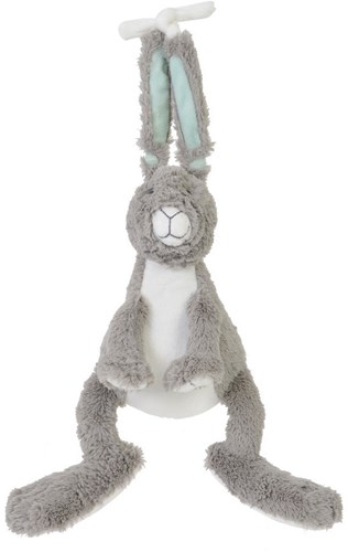 Happy Horse Kuscheltier Hase Musik grau - Rabbit Twine 24 cm Baby Geschenk