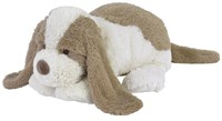 Happy Horse Hund David Kuscheltier 38cm - Weiß Beige - Plüschspielzeug