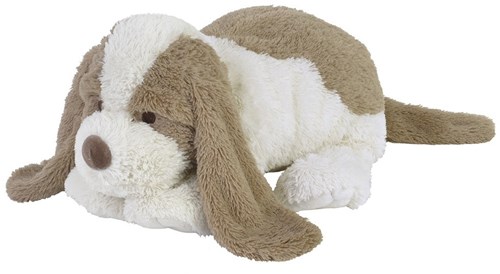 Happy Horse Hund David Kuscheltier 38cm - Weiß Beige - Plüschspielzeug