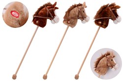 Johntoy Steckenpferd Spielzeug mit Sound - Plüsch Hobby Horse