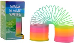 Bunte Mega-Regenbogen-Treppenfeder 24088